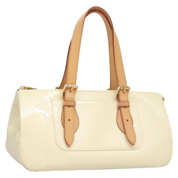 LOUIS VUITTON Monogram Vernis Rosewood Avenue Hand Bag Perle M93508 - Picture 1 of 16